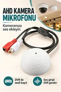 Kasliva kamera mikrofonu